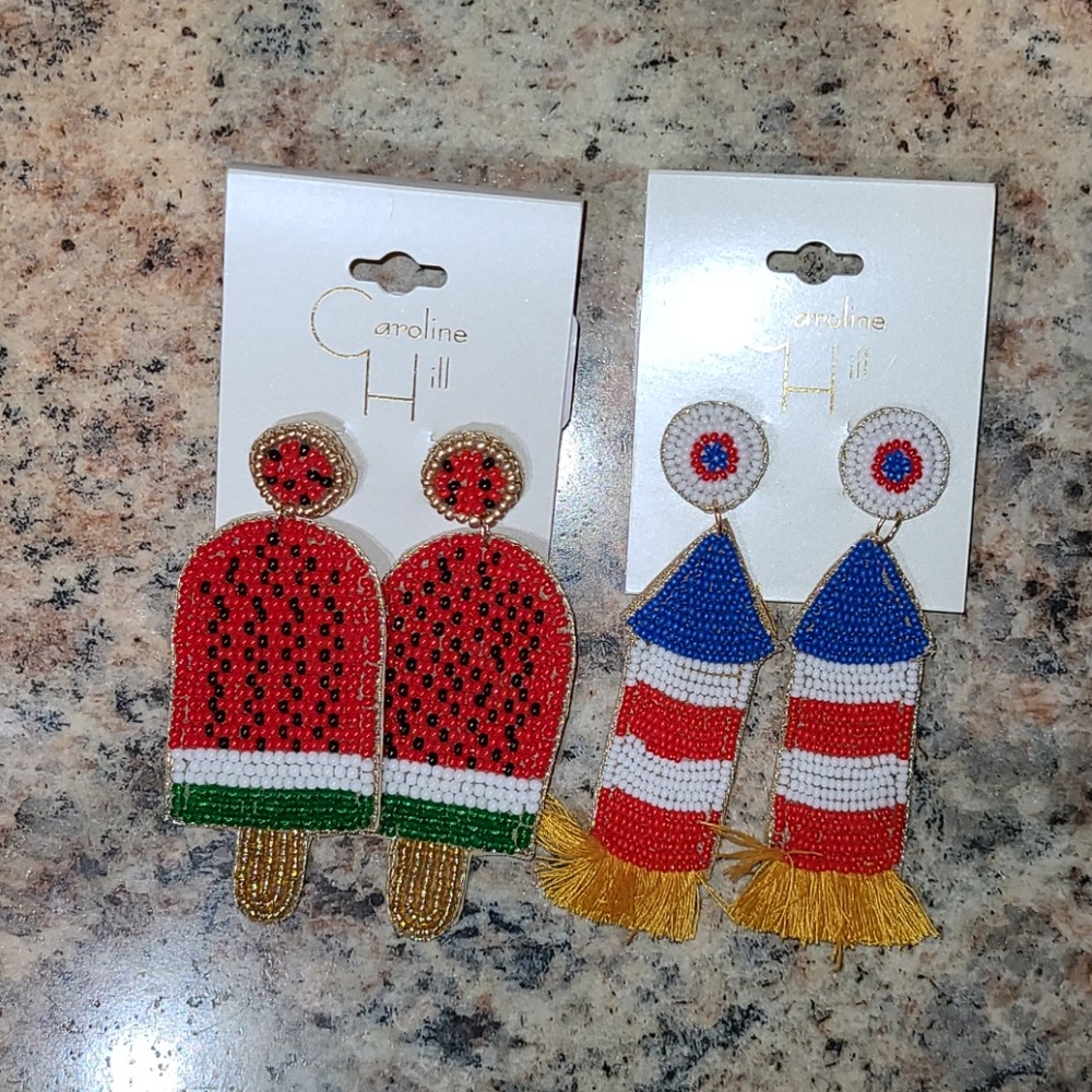 NWT beaded earrings